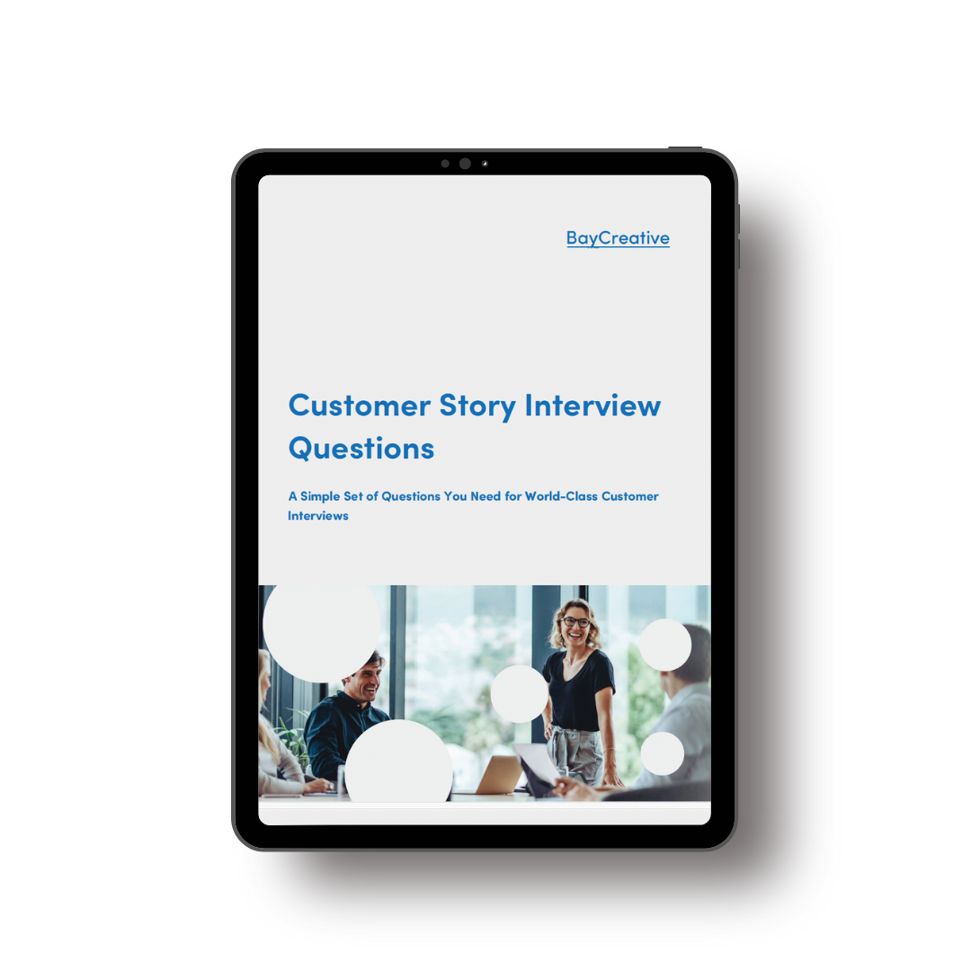 eBook Customer Story Interview Questions